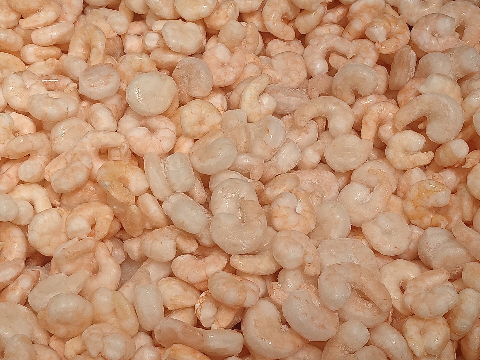 Cooked shrimp ready for a quick air fryer shrimp dinner